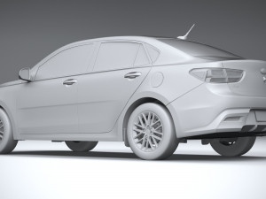 Kia Rio Sedan 2018-2020 3D 모델