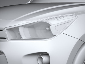 Kia Rio Sedan 2018-2020 3D 모델