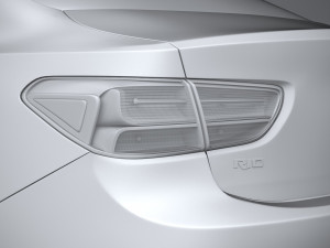 Kia Rio Sedan 2018-2020 3D 모델