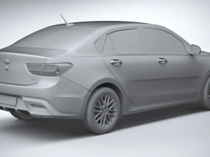 Kia Rio Sedan 2018-2020 3D Model