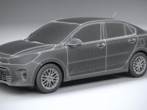 Kia Rio Sedan 2018-2020 3D 모델