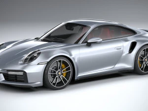 Porsche 911 Turbo S 2021 3D Model