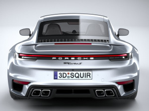 Porsche 911 Turbo S 2021 Model 3D