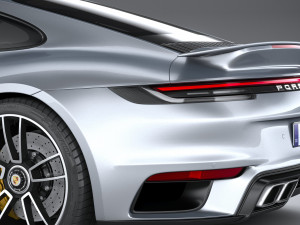 Porsche 911 Turbo S 2021 Model 3D