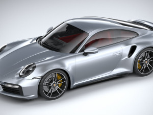 Porsche 911 Turbo S 2021 Model 3D