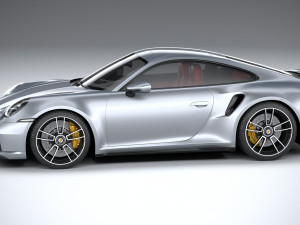 Porsche 911 Turbo S 2021 Model 3D