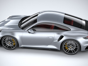 Porsche 911 Turbo S 2021 Model 3D