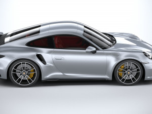 Porsche 911 Turbo S 2021 Model 3D