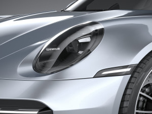 Porsche 911 Turbo S 2021 Model 3D