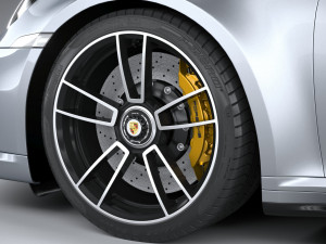 Porsche 911 Turbo S 2021 Model 3D