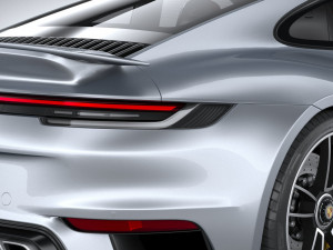 Porsche 911 Turbo S 2021 Model 3D