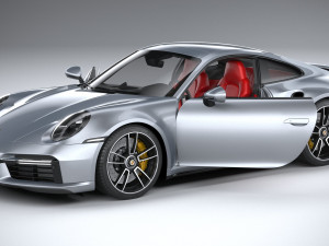 Porsche 911 Turbo S 2021 Model 3D