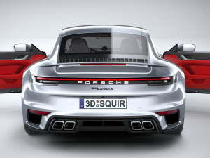 Porsche 911 Turbo S 2021 Model 3D