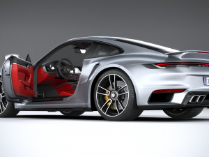 Porsche 911 Turbo S 2021 Model 3D