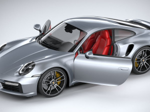 Porsche 911 Turbo S 2021 Model 3D