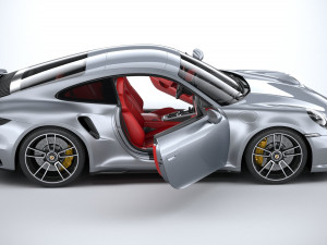 Porsche 911 Turbo S 2021 Model 3D