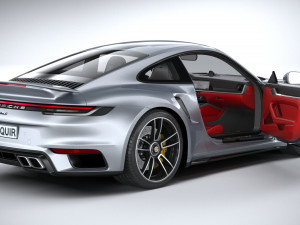 Porsche 911 Turbo S 2021 Model 3D