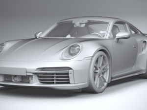 Porsche 911 Turbo S 2021 Model 3D