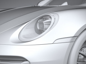 Porsche 911 Turbo S 2021 Model 3D