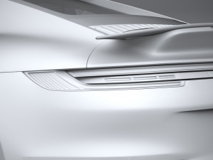 Porsche 911 Turbo S 2021 Model 3D