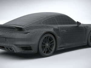 Porsche 911 Turbo S 2021 Model 3D