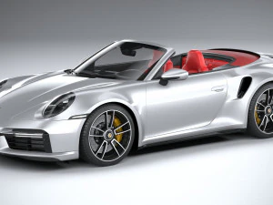 Porsche 911 Turbo S Cabriolet 2021 Modèle 3D