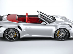 Porsche 911 Turbo S Cabrio 2021 3D Model