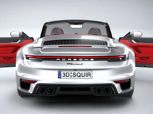 Porsche 911 Turbo S Cabrio 2021 3D Model
