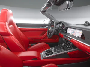 Porsche 911 Turbo S Cabrio 2021 3D Model