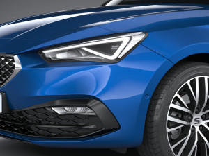 Seat Leon 5-door 2020 3D मॉडल