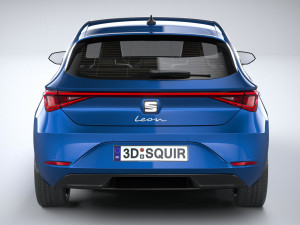 Seat Leon 5-door 2020 3D मॉडल