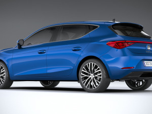 Seat Leon 5-door 2020 3D मॉडल
