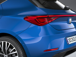 Seat Leon 5-door 2020 3D मॉडल