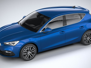 Seat Leon 5-door 2020 3D मॉडल
