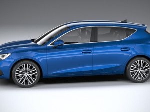 Seat Leon 5-door 2020 3D मॉडल