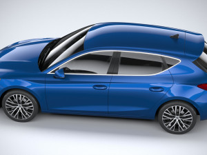 Seat Leon 5-door 2020 3D मॉडल