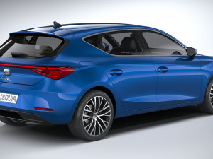 Seat Leon 5-door 2020 3D मॉडल