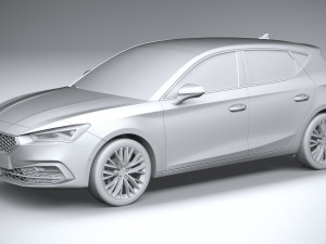 Seat Leon 5-door 2020 3D मॉडल