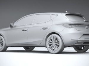 Seat Leon 5-door 2020 3D मॉडल