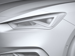 Seat Leon 5-door 2020 3D मॉडल
