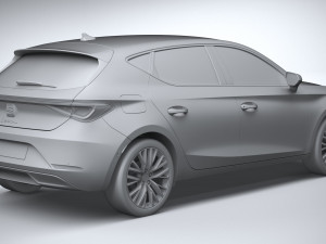 Seat Leon 5-door 2020 3D मॉडल