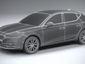 Seat Leon 5-door 2020 3D मॉडल