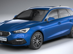 Seat Leon Sportstourer 2020 Modello 3D