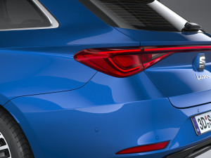 Seat Leon Sportstourer 2020 Modello 3D