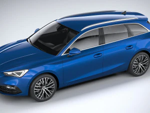Seat Leon Sportstourer 2020 3D Model