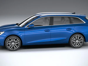 Seat Leon Sportstourer 2020 3D Model