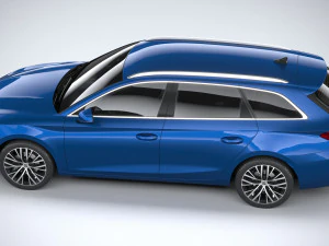 Seat Leon Sportstourer 2020 3D Model