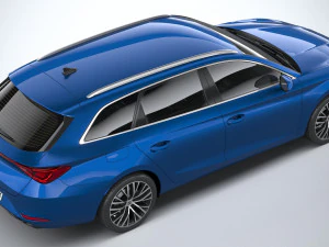 Seat Leon Sportstourer 2020 3D Model