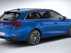 Seat Leon Sportstourer 2020 Modello 3D