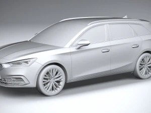 Seat Leon Sportstourer 2020 3D Model